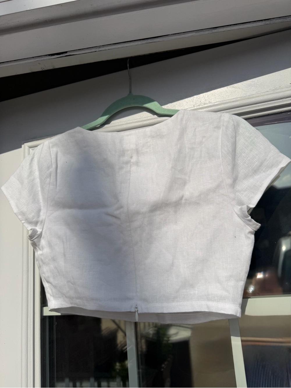 Reformation White Linen Belted Skirt Set - Picture 3 of 7